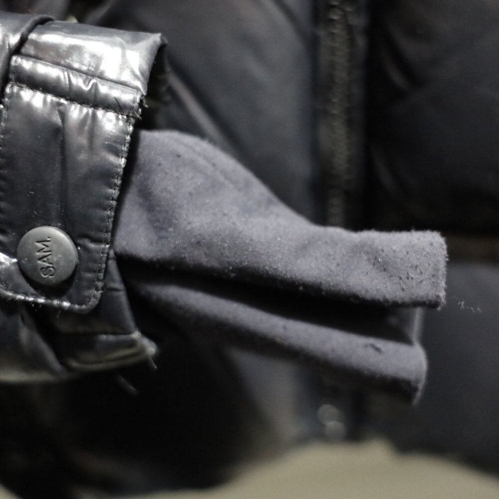 Women's SAM. Coat: Blake Fur-Trim Puffer Down Jacket - Picture 6 of 16